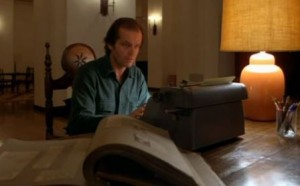 'Now, what was I typing?' Jack Torrance from 'The Shining'